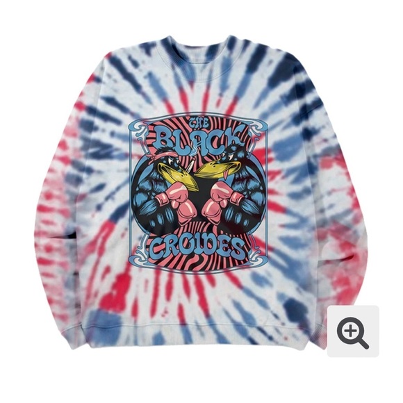Tops - THE Black Crowes Tie- dyed Sweatshirt